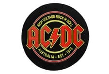 Image of AC/DC - High Voltage Rock & Roll Official Printed Sew On Circular Back Patch