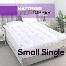Image of Mattress Toppers Microfiber 10cm Hotel Quality Box Stitch Anti Allergy All Sizes