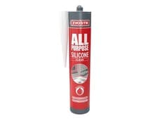 Image of EVO-STIK 112896 All Purpose Flex Silicone Sealant Clear C20 EVOAPFSSC
