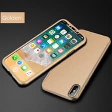 Image of For iPhone XR 6.1" Full Body 360 Case Cover with Clear Tempered Glass Screen