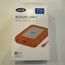 Image of LaCie Rugged USB-C External Hard Drive 5TB