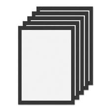 Image of 5x A4/A5 Magnetic Display Frames PVC Self Adhesive Document Picture Sign Holder