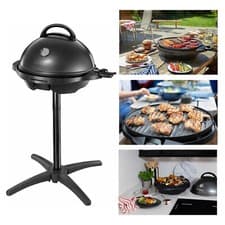 Image of George Foreman XL BBQ Style Grill 22460 With Stand For Indoor Or Outdoor Use