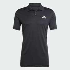 Image of adidas Freelift Polo Shirt Mens Top Black Sports Tennis Climacool