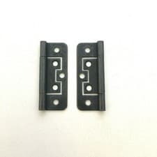 Image of Flush Door Hinges -Cupboard, Wardrobe, Cabinet, Louvre Doors - Bronzed Plated
