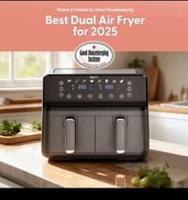 Image of Dual Air Fryer – Large Capacity, Dual Basket, Digital Touch Control