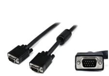 Image of Coax VGA High Resolution Monitor Cable HD15 M/M 15 pin StarTech 6FT 1.8m x22