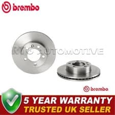 Image of Brembo Front Brake Disc Fits Renault Master 2010- Vauxhall Movano 2010-
