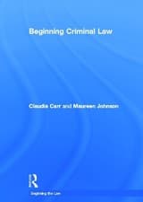 Image of Beginning Criminal Law - 9780415690669