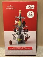 Image of Hallmark STAR WARS 12 Day's Christmas Tree Advent Countdown Calendar Ornaments