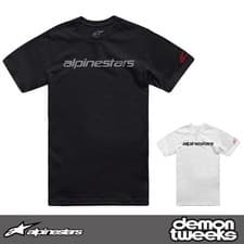 Image of Alpinestars Linear Wordmark 2.0 CSF T-Shirt - 100% Cotton, Bold Branding
