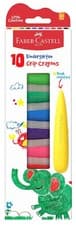 Image of Faber-Castell Kindergarten Grip Crayons - Pack of 10 (Assorted)
