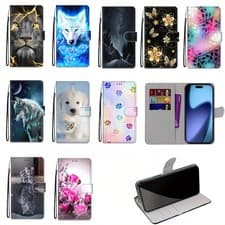 Image of For Motorola Moto G86 Power Phone Case Leather Wallet Flip Folio Stand Anti-Fall