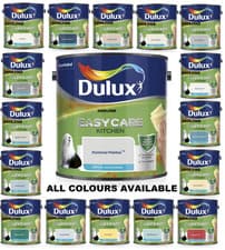 Image of Dulux Easycare Kitchen Matt Emulsion Walls  Ceilings Paint  2.5L