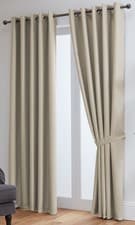 Image of Blackout Curtains Thermal Ready Made Eyelet Ring- Energy Saving + Free Tie Backs