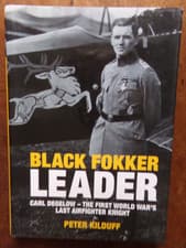 Image of BLACK FOKKER LEADER-CARL DEGELOW,  By Peter Kilduff,  HC,  New