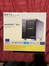 Image of Netgear ReadyNAS Duo Rnd2000 v2 NAS server 2 bays PSU, NO HARD DRIVES INSTALLED