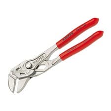 Image of Knipex Mini Pliers Wrench PVC Grip 150mm - 27mm Capacity