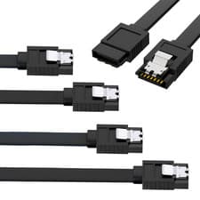 Image of 3-Pack SATA Cable III 6Gbps Straight HDD SDD Data,Sata Data Cable,Cd Drives - Se