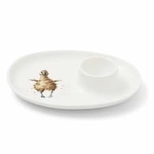 Image of Royal Worcester Wrendale Duckling Egg Saucer Fine Bone China Breakfast Plate