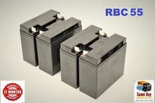 Image of Replacement Batteries for APC RBC 55 UPS from RITAR (4 x CELLS) - Needs Assembly