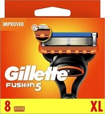 Image of Gillette Fusion5 | Improved Razor Blades | 8 Pack Refills | Genuine Brand New