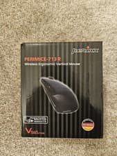 Image of Perixx Permice-713 R Wireless Vertical Ergonomic Mouse + Charging Pad