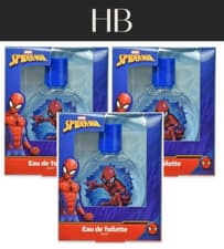 Image of 3x Marvel Spiderman Kids Perfume 50ml EDT - CHRISTMAS GIFT