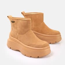 Image of Buffalo Olympia Pull On LO Warm Women's Cognac Boots