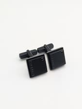 Image of New Mens Ted Baker London Black Square Cufflinks No Box, Gift for Him C48