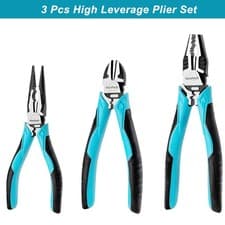 Image of 200mm Combination Plier, 160mm Diagonal Cutting Pliers,160mm Long Nose Pliers