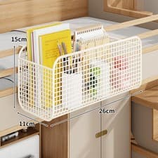 Image of Hanging Storage Basket Multifunction Easy to Install Large Capacity Bedroom