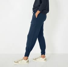 Image of NEW Hush Alexa Harem joggers trousers Midnight navy XL UK 18 20