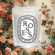 Image of Diptyque Roses Scented Classic Candle 6.5oz/ 190g New In Box Gifts