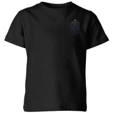 Image of Harry Potter Ombré Collection 2022 Ombré Ravenclaw Sigil Kids' T-Shirt - Black