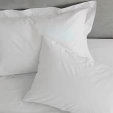 Image of Catherine Lansfield Easy Iron Percale Standard Pillow Cases, Pair