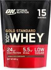 Image of Optimum Nutrition Gold Standard 100% Whey Protein- Double Rich Chocolate 465g