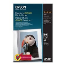 Image of Original Epson A4 Premium Glossy Photo Paper 255gsm 50 Sheets (C13S041624)
