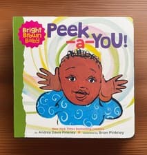 Image of Bright Brown Baby: Peek-a-You! Board Book By Andrea Davis Pinkney 2022 NEW