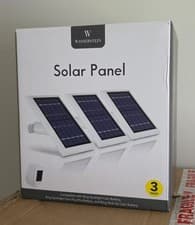 Image of Wasserstein Solar Panels x 3 Compatible with Ring Spotlight Cam Plus/Pro Battery