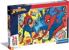 Image of Marvel Spider-Man 24pc Supercolor Maxi Jigsaw Puzzle Kids Age 3+ Clementoni