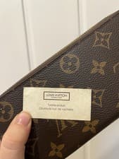Image of Louis Vuitton Clemence Wallet Mono Design