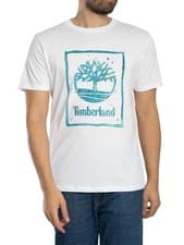 Image of Timberland Men's Water Stack Logo T-Shirt, White