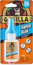 Image of Gorilla Super Glue, 15g - All Purpose, Impact Tough & Fast Setting with Anti-Clo
