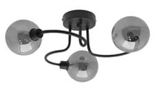 Image of Modern Retro LED G9 3 Way Chandelier Flush Ceiling Light Mini Glass Globes M0154