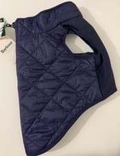 Image of Barbour - Field Reversible Dog Coat, Blue Navy, Medium -New With Tags RRP £54.95