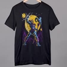 Image of Skeletor T-Shirt Masters of the Universe Graphic Tee Retro Cartoon 100% Cotton