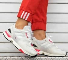 Image of Adidas Originals ZX flux 4000 Women Shoes Chalk White-Crystal White-Off ee4834