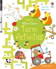 Image of Wipe-Clean Farm Activities (Usborne Wipe Clean Books) - Paperback NEW Kirsteen R