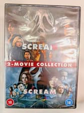Image of SCREAM 5 V + SCREAM 6 VI 2 MOVIE COLLECTION BRAND NEW SEALED GENUINE UK DVD